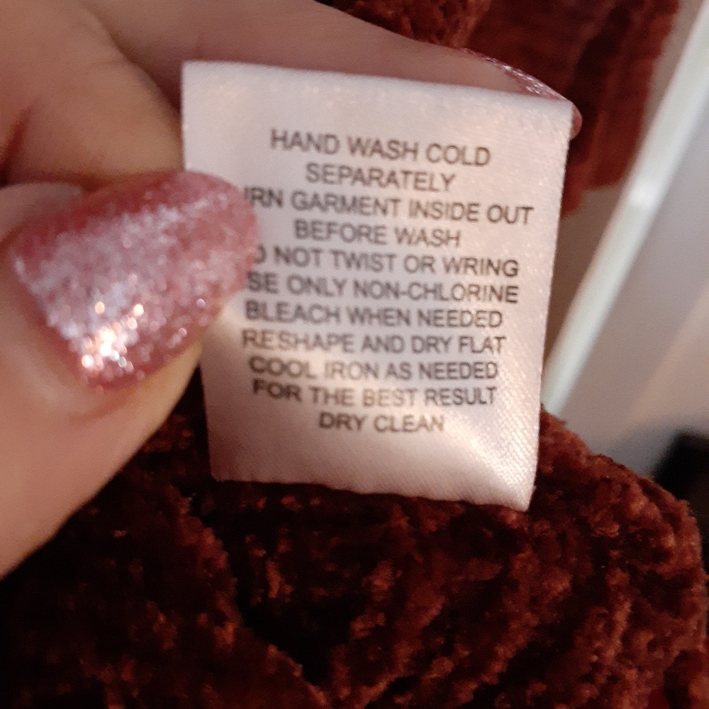 PINK ROSE Size M LS Russ Color - Picture 6 of 6